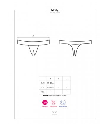 Obsessive - Mixty Crotchless Panties