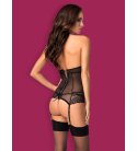 Obsessive - 838 Corset & Thong, Black