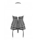 Obsessive - 838 Corset & Thong, Black