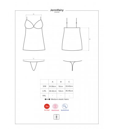 Obsessive - Jennifairy Chemise & Thong