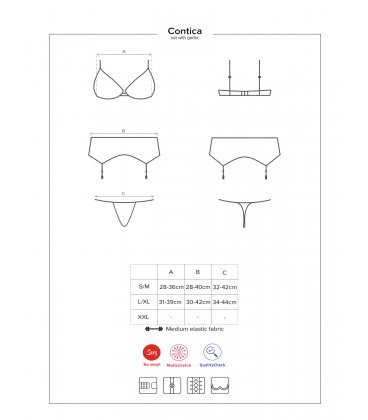 Obsessive - Contica Garter Set