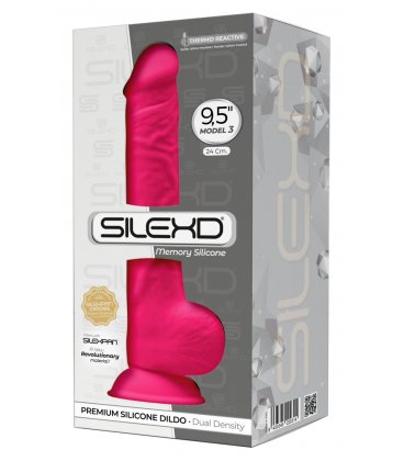 Silexd - Premium Dildo, 9.5", Pink