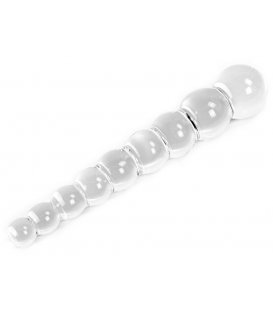 Glass Dildo Clear Balls