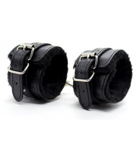 Fetish Addict - Fur Lined Adjustable Handcuffs