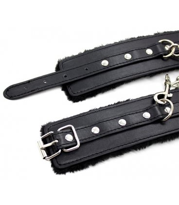 Fetish Addict - Fur Lined Adjustable Handcuffs