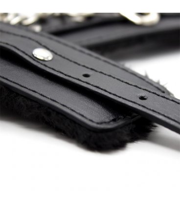 Fetish Addict - Fur Lined Adjustable Handcuffs