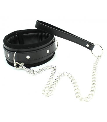 Fetish Addict - Collar with Metal Leasch
