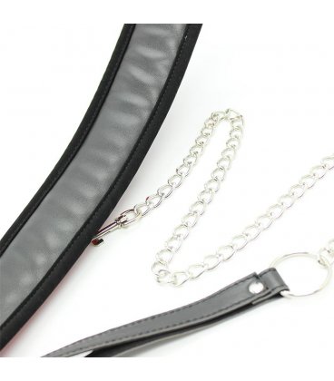 Fetish Addict - Collar with Metal Leasch