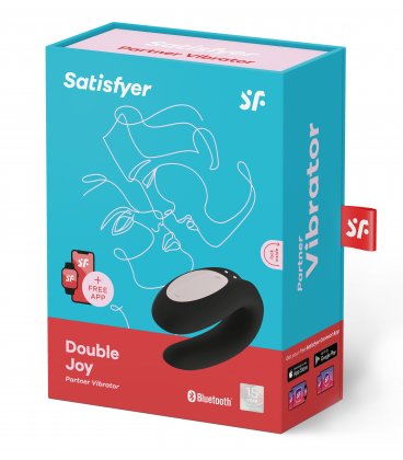 Satisfyer - Double Joy, Black