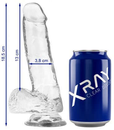 XRay Clear Cock - 18,5cm