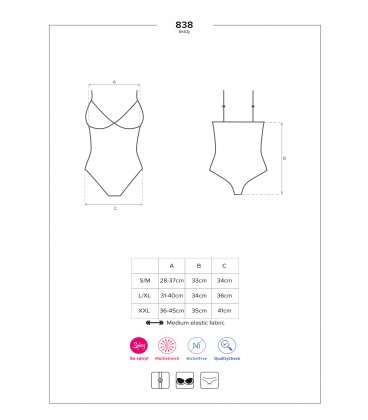 Obsessive - 838 Teddy, Black