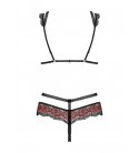 Obsessive - Megies Cupless Bra & Crotchless Thong