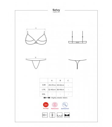 Obsessive - Selvy Cupless Set & Thong