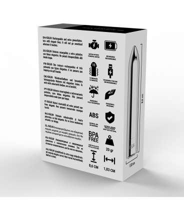 Kailan 2 - Vibrating Bullet, Silver