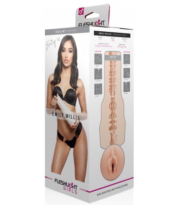 Fleshlight Girls - Emily Willis, Squirt + 100ml glid