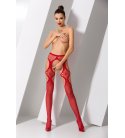 Passion - S023 Garter Stockings, Red