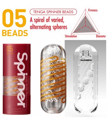 Tenga - Spinner Masturbator, Beads