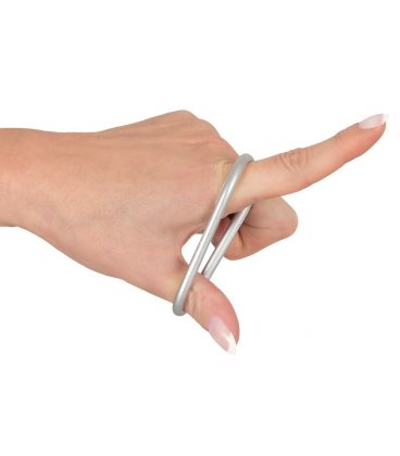 Metallic Silicone Cock Ring Set