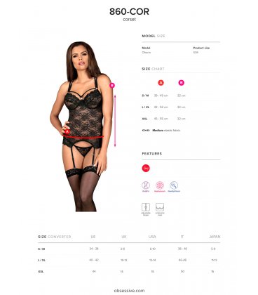 Obsessive - 860 Corset & Thong