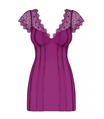 Obsessive - Moketta Chemise, Purple