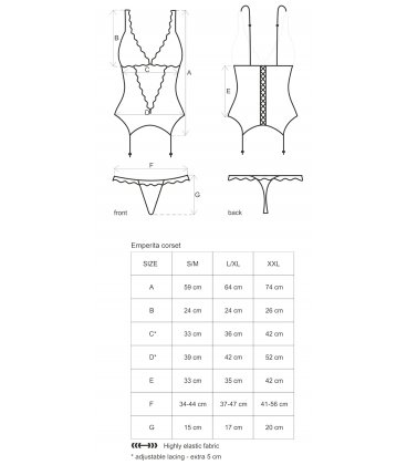 Obsessive - Emperita Chemise & Thong