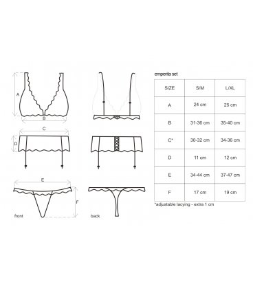 Obsessive - Emperita Garter Set