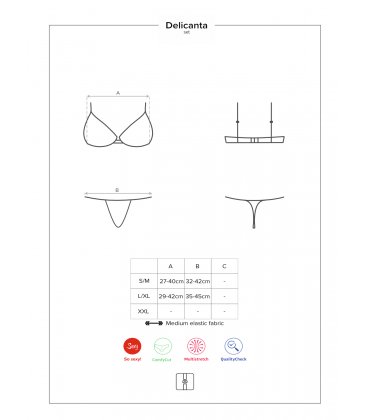 Obsessive - Delicanta Set & Panties