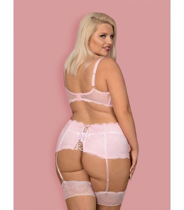 Obsessive - Girlly Garter Set & Thong
