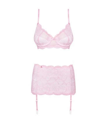 Obsessive - Girlly Garter Set & Thong