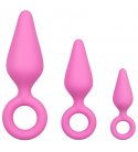 EasyToys - Buttplug Set With Pull Ring, Pink