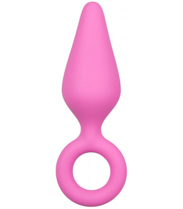 EasyToys - Buttplug Set With Pull Ring, Pink
