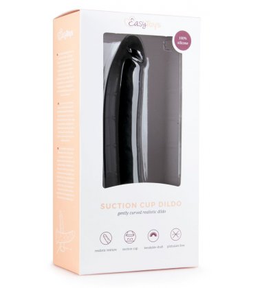 EasyToys - Suction Cup Dildo, Black