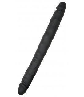 EasyToys - Silicone Double Ended Dildo 30cm, Black