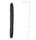 EasyToys - Silicone Double Ended Dildo 30cm, Black