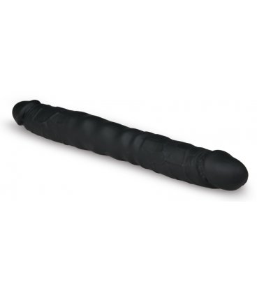 EasyToys - Silicone Double Ended Dildo 30cm, Black