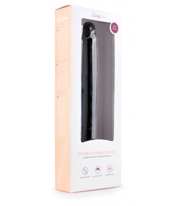 EasyToys - Silicone Double Ended Dildo 30cm, Black
