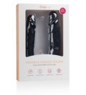 EasyToys - Silicone Double Ended Dildo 40cm, Black