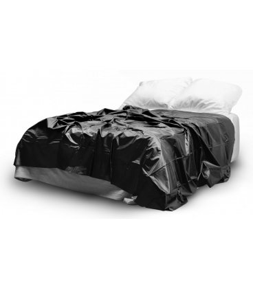 Vinyl/latex lakan - svart