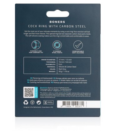 Boners - Cock Ring With Steel Core