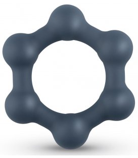 Boners - Hexagon Cockring With Steel Balls