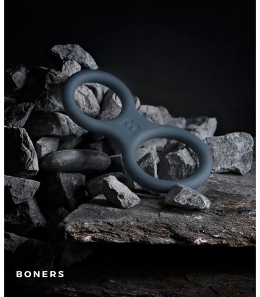 Boners - Silicone Cock Ring And Ball Stretcher