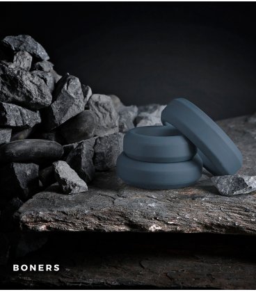 Boners - Wide Cock RIng Set, 3 piece