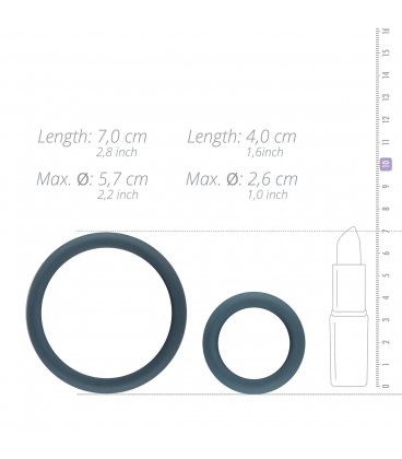 Boners - 6 Piece Wide Cock Ring Set