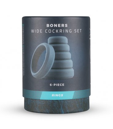 Boners - 6 Piece Wide Cock Ring Set