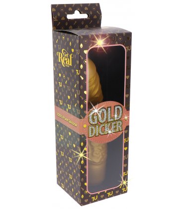 Gold Dicker Vibrator - grov