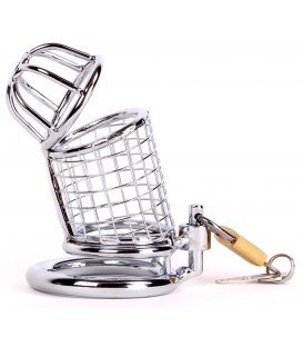 Metal Chastity Cage, Squares