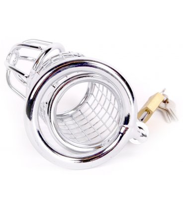 Metal Chastity Cage, Squares