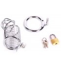 Metal Chastity Cage, Squares