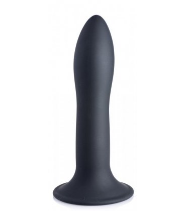 Squeeze-It - Flexible Silicone Dildo, Black