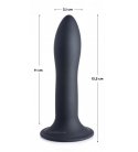 Squeeze-It - Flexible Silicone Dildo, Black